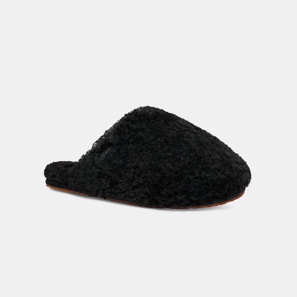 Slide UGG Maxi Curly Preto