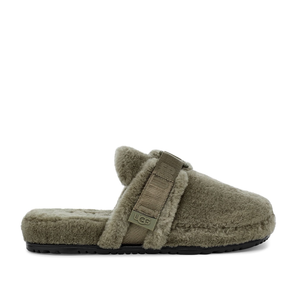 Slipper Ugg Masculino Fluff It Verde Oliva