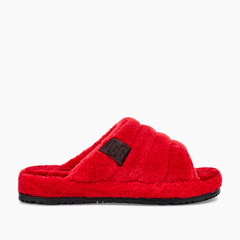 Slipper Ugg Masculino Fluff You Vermelho