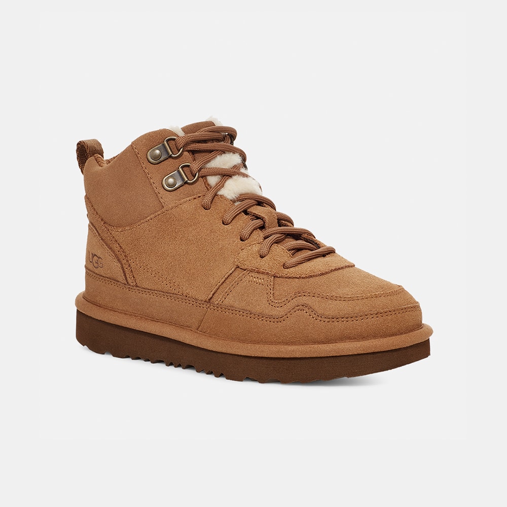 Tênis UGG Juvenil Highland Hi Heritage Caramelo