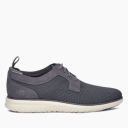 Tênis UGG Masculino Union Derby Hyperweave Cinza Escuro