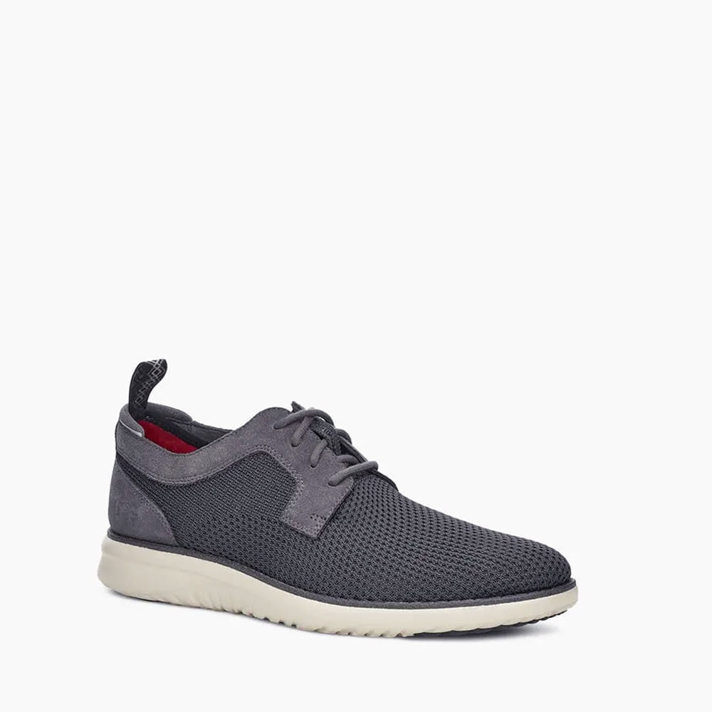 Tênis UGG Masculino Union Derby Hyperweave Cinza Escuro