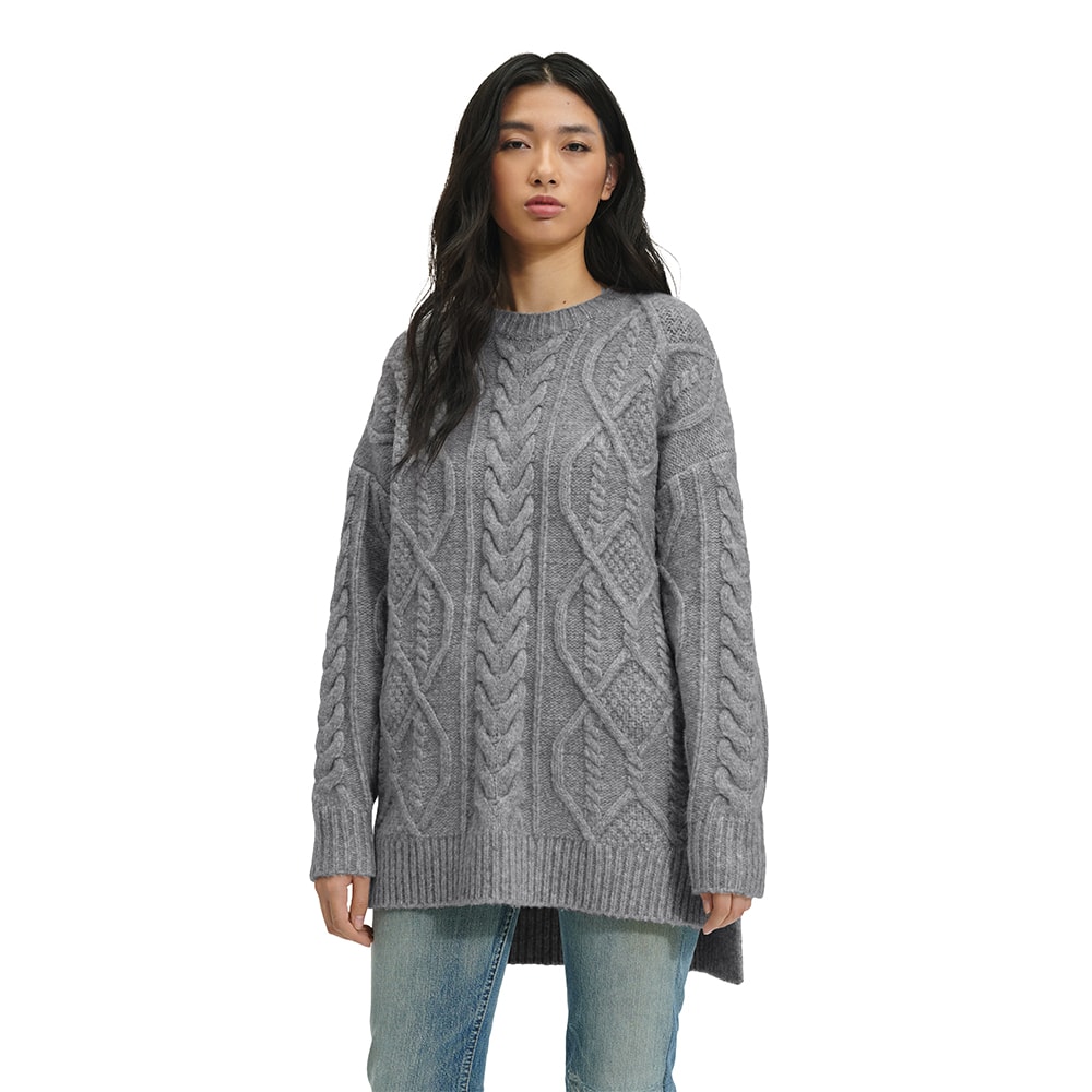 W RAELEE CABLE KNIT SWEATER LONG